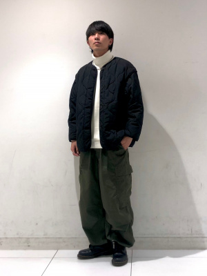 GU公式 | スウェットライクタートルネックセーター(長袖)SW+E