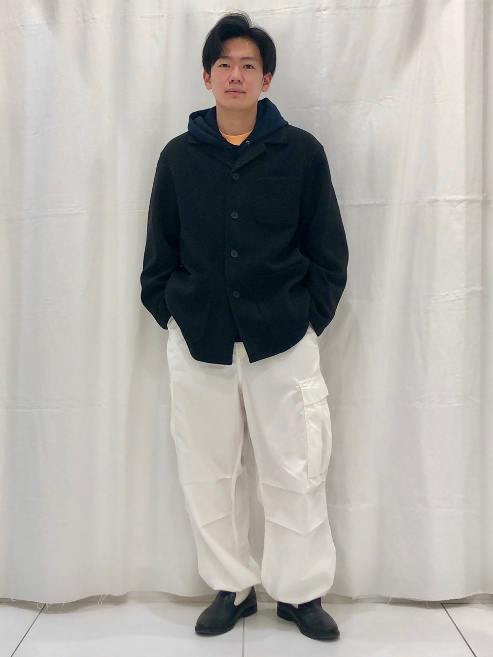 グラントイーワンズ ZaZa GRANT 長袖インナーシャツ ブラック S