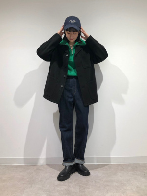 GU公式 | ニットメルトンカバーオールジャケットSW