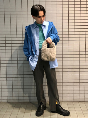 GU公式 | 起毛フロントスリットパンツQ