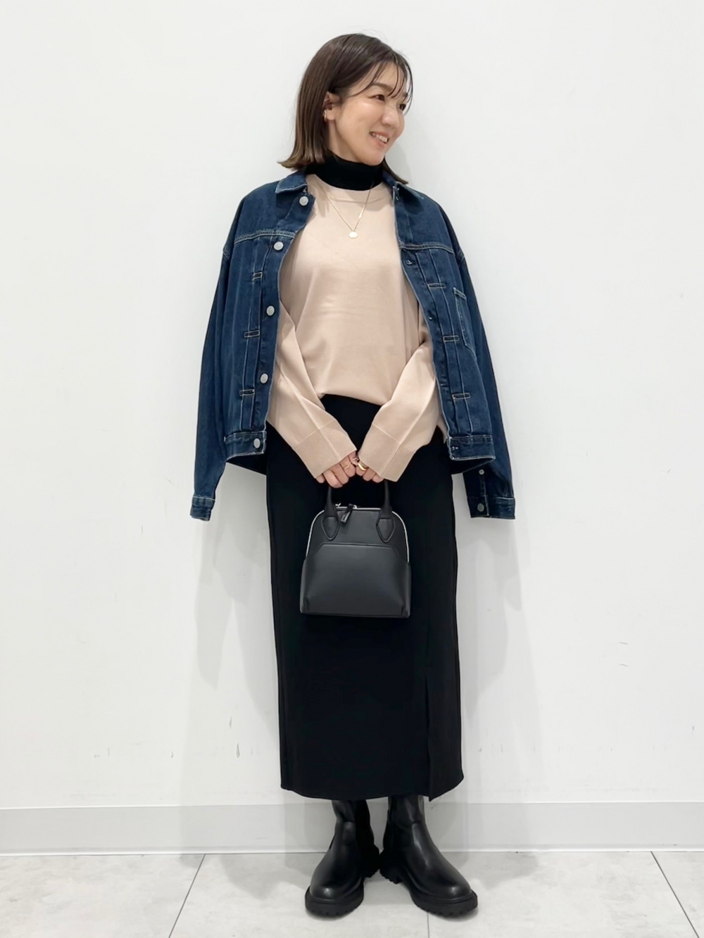 デニムジャケット(セットアップ可能)、ワッフルバックヘンリー