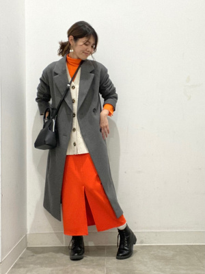 GU公式 | ニットメルトンテーラードコート