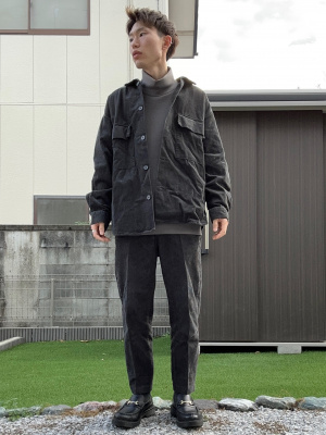 驚きの価格 GU公式 | コーデュロイCPOシャツ(長袖)(セットアップ可能) その他