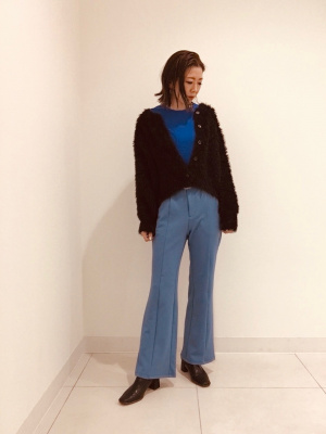 まささん専用 GU公式 | フェザーヤーンクロップドカーディガン(長袖)