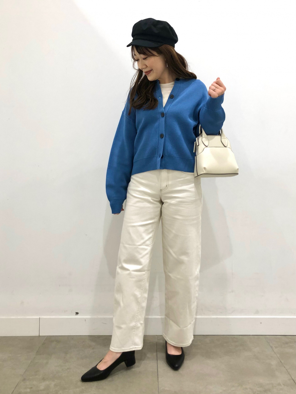 2WAYクロップドカーディガン(長袖)(セットアップ可能