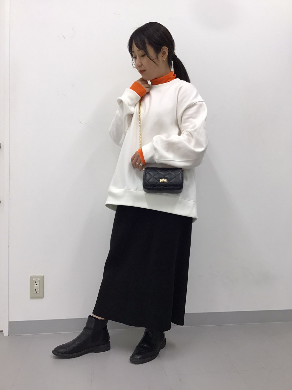 畦 シャギー ニットスカート/タイトスカートを使った人気