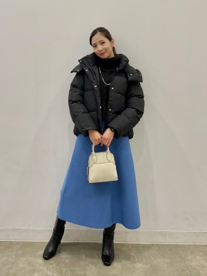 GU公式 | フレアミディニットスカート(セットアップ可能)