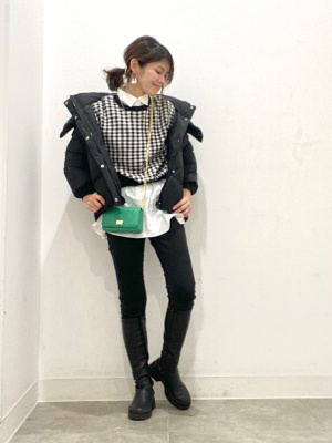 GU公式 | 2WAYクロップドカーディガン(長袖)(チェック