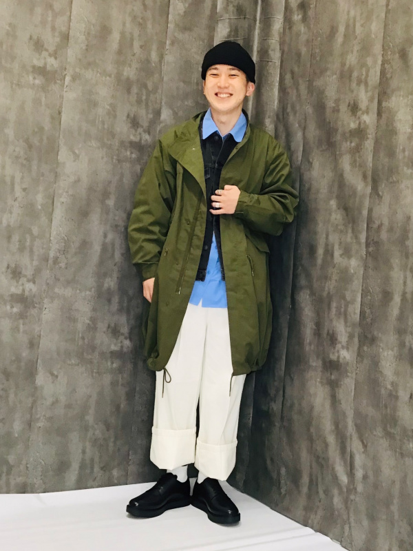 GU公式 | オーバーサイズモッズコート+E