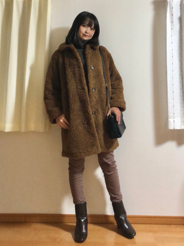 ブラッシュドリブハイネックプルオーバー(長袖)(セットアップ可能