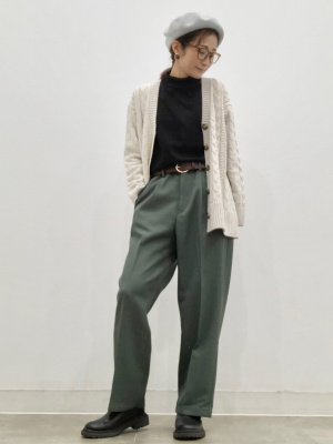 GU公式 | ケーブルオーバーサイズカーディガン(長袖)RS+E