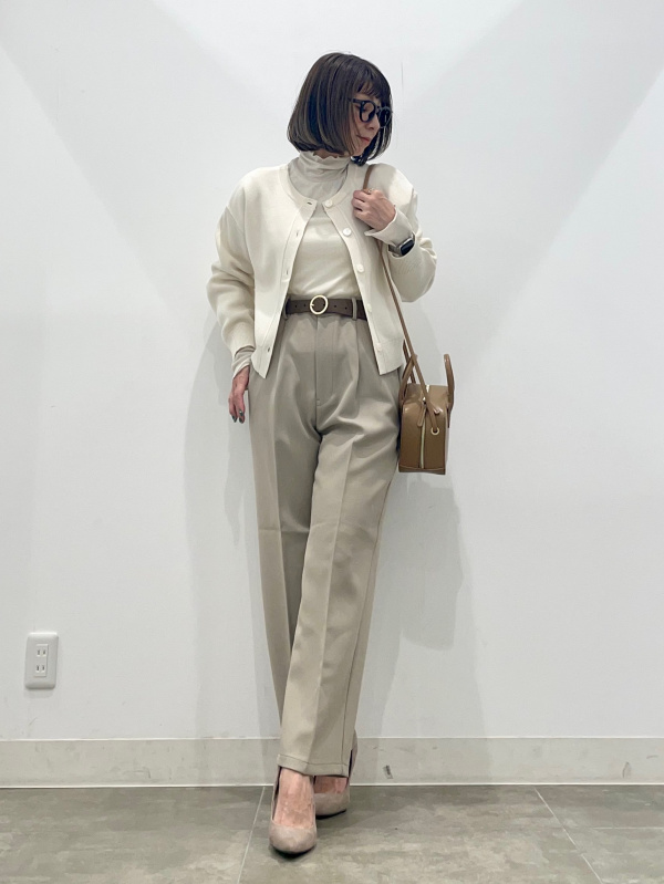 2WAYクロップドカーディガン(長袖)(セットアップ可能)（レディース）の