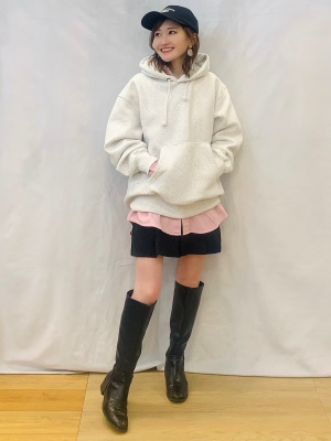 GU公式 | ツイルオーバーサイズシャツ(長袖)