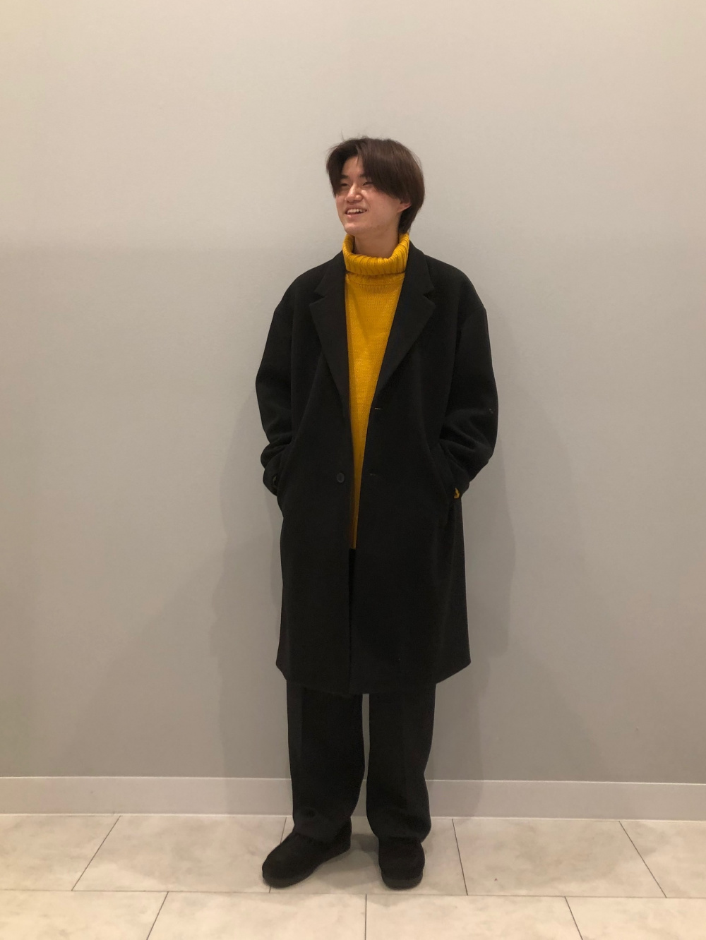 KRZ MELTON OVER COAT - ステンカラーコート