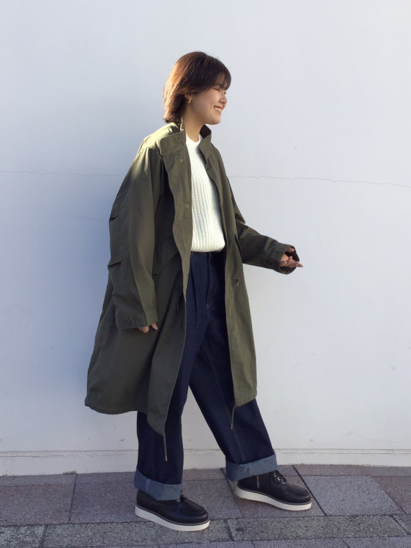 styling/ スタイリング　オーバーモッズコート　Ｆサイズ 公式スタイリング | ジーユー