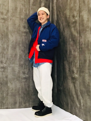 HONDA シリーズ　ジップアップ ブルゾン GU × Honda（ジーユー × ホンダ）ジップアップブルゾン Sサイズ