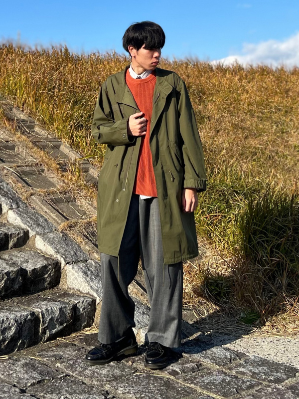 styling/ スタイリング　オーバーモッズコート　Ｆサイズ 公式スタイリング | ジーユー