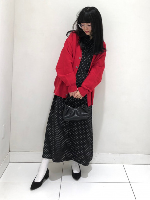 DOLCE&GABBANA ドットプリント ロング丈 ワンピース ドット（水玉） Dolce & Gabbana(ドルチェ&ガッバーナ