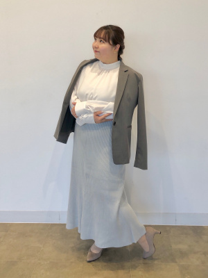 GU公式 | スタンドカラーブラウス(長袖)Z