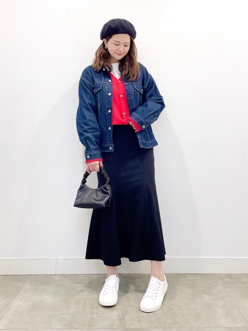 フェザーヤーンオーバーサイズカーディガン(長袖)、ラメVネック