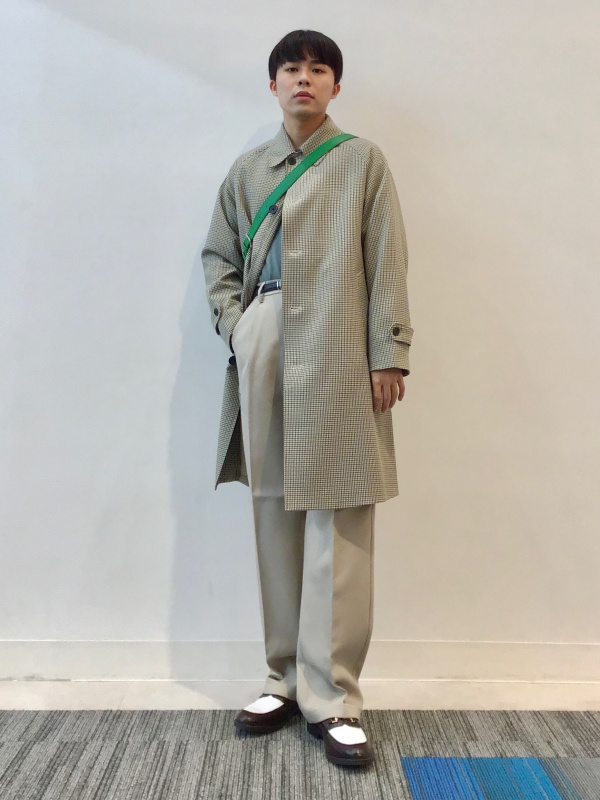 バギースラックス+EC(丈長め77.0cm)（メンズ）の着用コーディネート