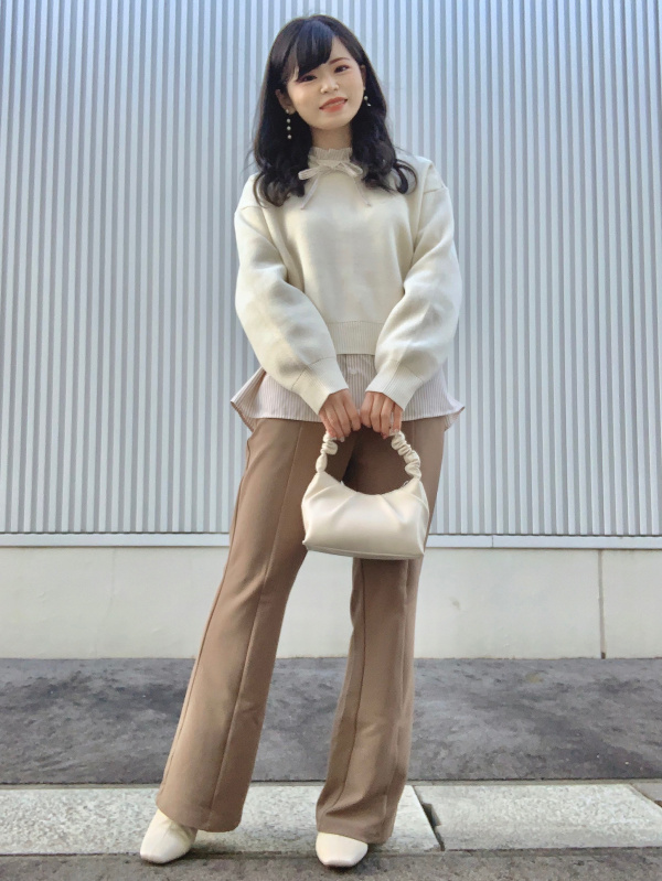 2WAYクロップドカーディガン(長袖)(セットアップ可能)（レディース）の