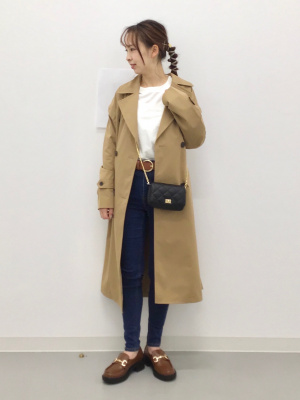 GU 2WAYトレンチコート M ナチュラル GU】 2WAYトレンチコート Mサイズ - メルカリ