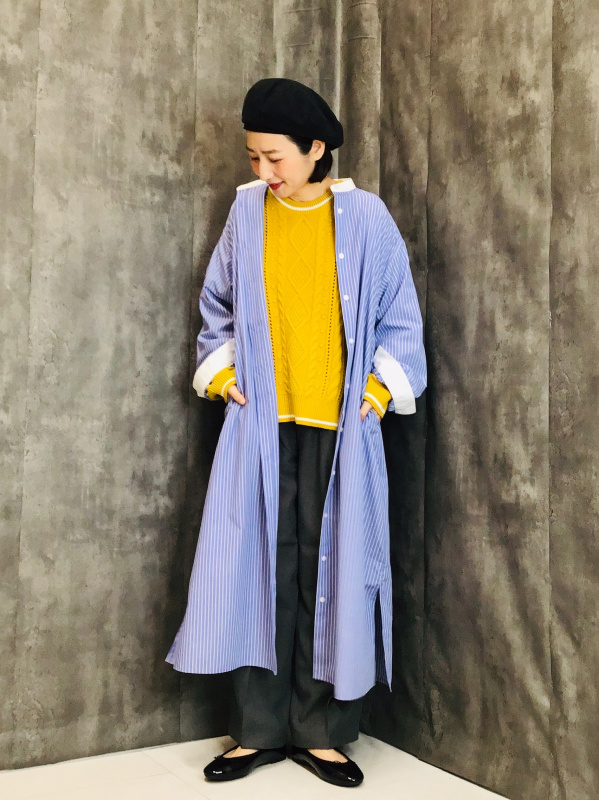 バギースラックス+EC(丈長め77.0cm)（メンズ）の着用コーディネート