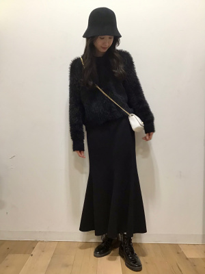 GU公式 | フェザーヤーンクロップドカーディガン(長袖)