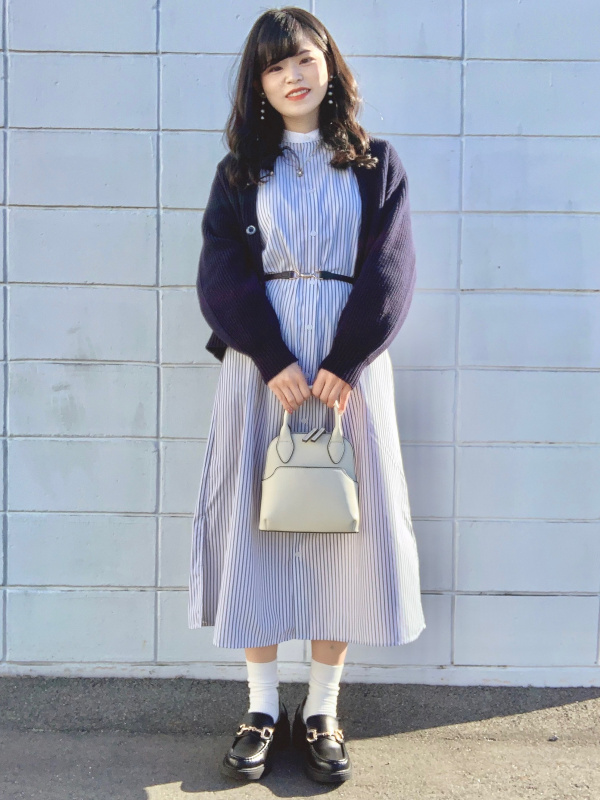 ちゃとらん GU公式 | GIRLSウォッシャブル畦クルーネックカーディガン(長袖)