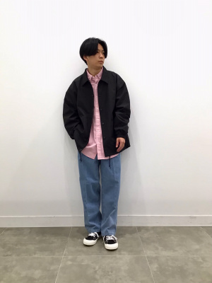 GU公式 | ツイルオーバーサイズシャツ(長袖)