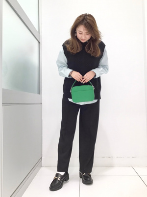 GU公式 | ウォッシャブルケーブルニットベスト