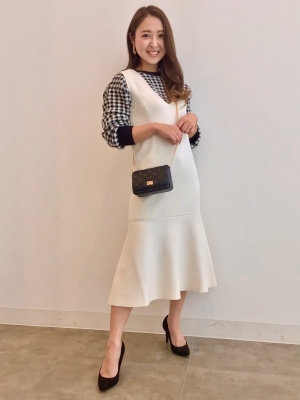 まちおページ GU公式 | 2WAYクロップドカーディガン(長袖)(チェック