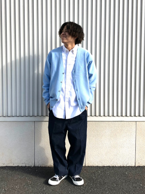 GU公式 | ツイルオーバーサイズシャツ(長袖)