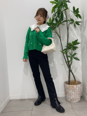 GU公式 | エンブロイダリーカーディガン(長袖)YT+E