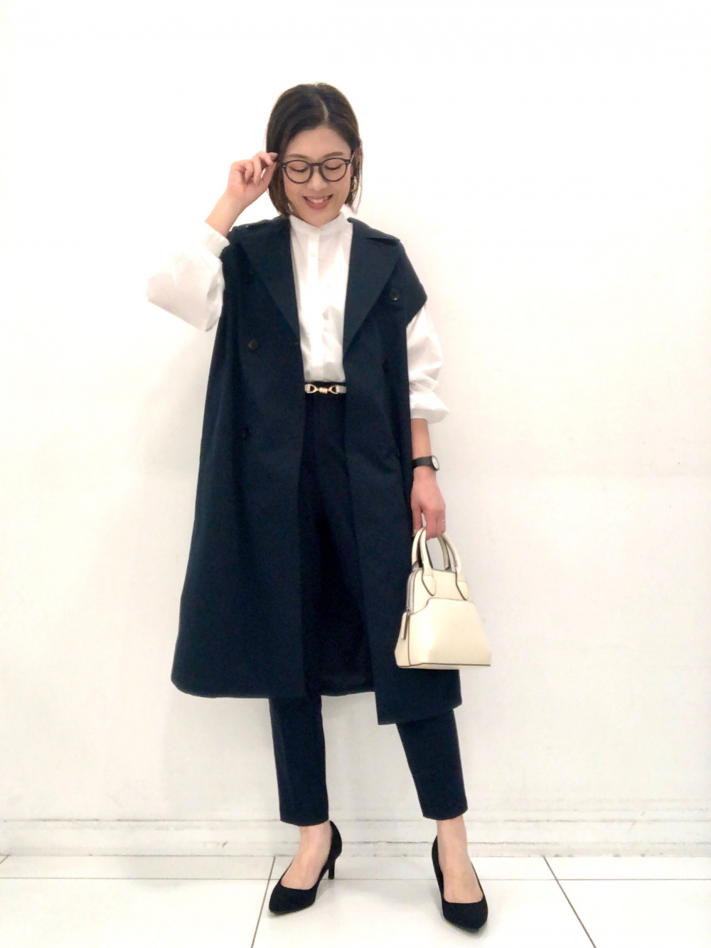 アイレット透かし編み ニットボレロ(トップス)｜TO BE CHIC