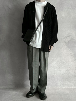 GU公式 | ポロカーディガン(長袖)NT+E