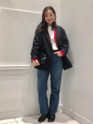 … お取り置き GU公式 | ダブルブレストブレザー