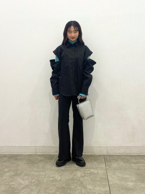 GU公式 | 2WAYオーバーサイズシャツ(長袖)YT+E