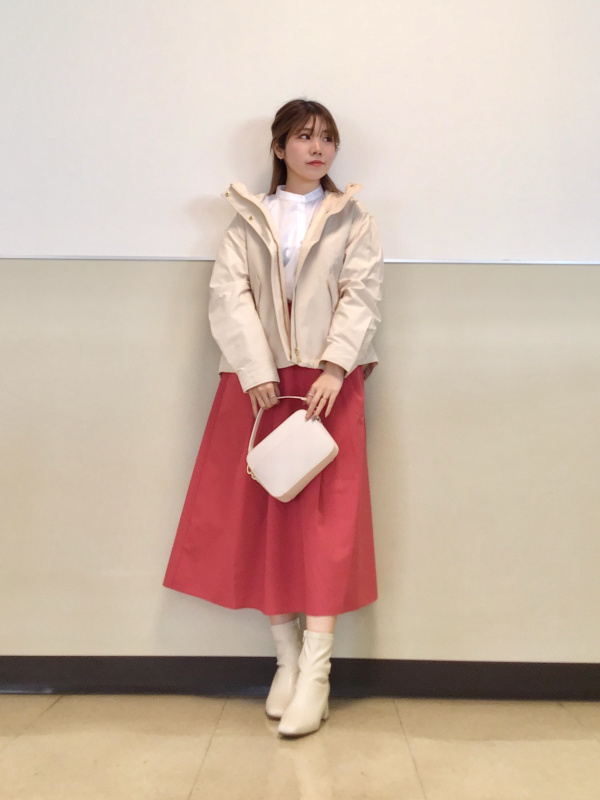 パフィータッチクロップドタートルネックセーター(長袖