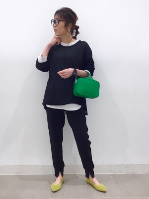 GU公式 | シアーオーバーサイズT(長袖)