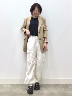 GU公式 | シアーオーバーサイズT(長袖)