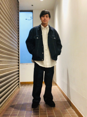 GU公式 | ツイルオーバーサイズシャツ(長袖)