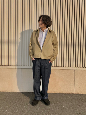 GU公式 | ジップアップブルゾン