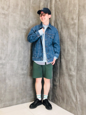 GU公式 | デニムオーバーサイズジャケットYT+E(セットアップ可能)