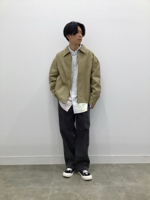 GU公式 | ジップアップブルゾン