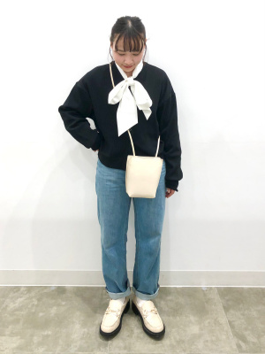 GU公式 | リブクルーネックカーディガン(長袖)Q+E