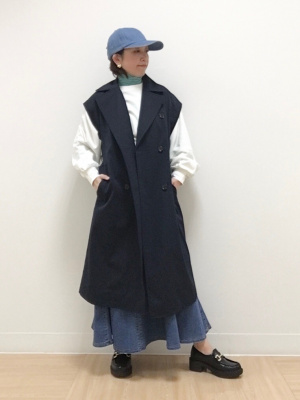 GU公式 | ミニ裏毛オーバーサイズT(長袖)
