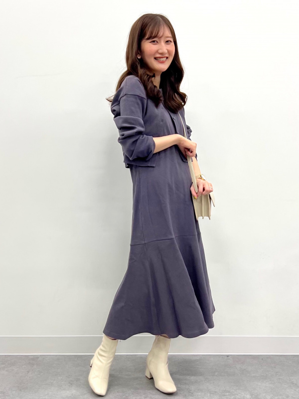 スーパービューティー ワンピース ロングカーディガン コーデセット  