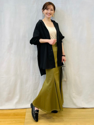 hanatemariです　⭐︎2点おまとめ⭐︎ GU公式 | ステッチマーメイドロングスカートQB